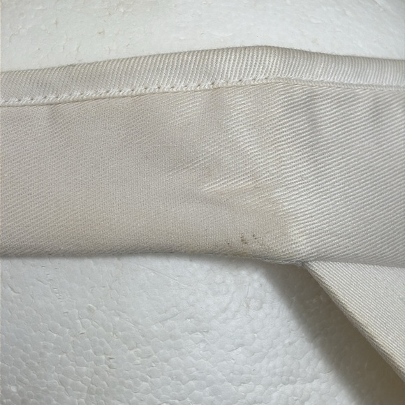 Vintage Visor Hat Cap Womens OS Ivory Stretch Elastic Strap Outdoor Sun Golf - Picture 9 of 14